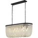 Canada LED 16 inch Satin Black Chandelier Ceiling Light
