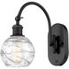 Ballston Athens Deco Swirl LED 6 inch Matte Black Sconce Wall Light