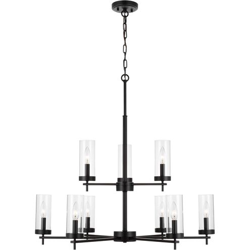 Sean Lavin Zire LED 32 inch Midnight Black Chandelier Ceiling Light