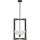 Elowen 3 Light 18 inch Dark Matte Black Pendant Ceiling Light