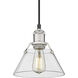 Yep Orwell 1 Light 7.5 inch Pewter Pendant Ceiling Light in Clear Glass