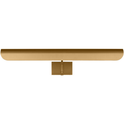 C&M by Chapman & Myers Hull 50 watt 24 inch Burnished Brass Picture Light Wall Light