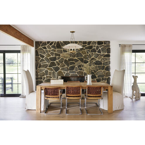 Archive 3 Light 25 inch Patina Brass Chandelier Ceiling Light