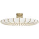 Chambers 10 Light 52 inch Antique Brass Semi Flush Mount Ceiling Light