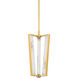 Edgemere LED 11 inch Aged Brass Pendant Ceiling Light