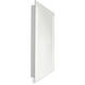 Lustro 36 X 30 inch Might Bright White LED Wall Mirror