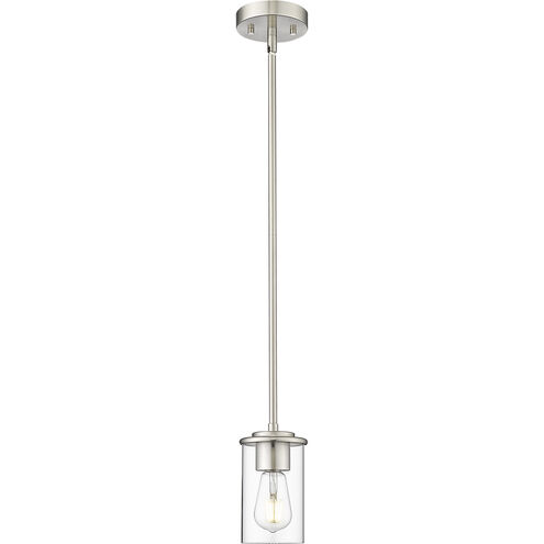 Thayer 1 Light 4.75 inch Brushed Nickel Pendant Ceiling Light