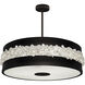 Arctic Halo 3 Light 32 inch Black Pendant Ceiling Light