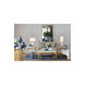 Anita 48 X 15.9 inch Clear and Gold Wall Mirror