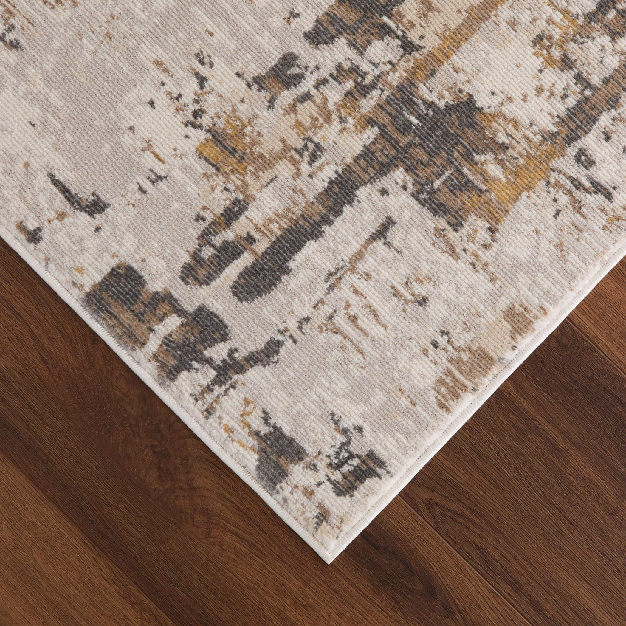 Veleka Gray and Beige Indoor Rug