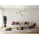 Cornett LED 44.12 inch Brushed Gold Chandelier Ceiling Light
