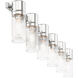 Midtown 6 Light 36 inch Polished Chrome Bath Vanity Wall Light
