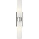 C&M by Chapman & Myers Fairfax 2 Light 4.17 inch Polished Nickel Bath Vanity Wall Light