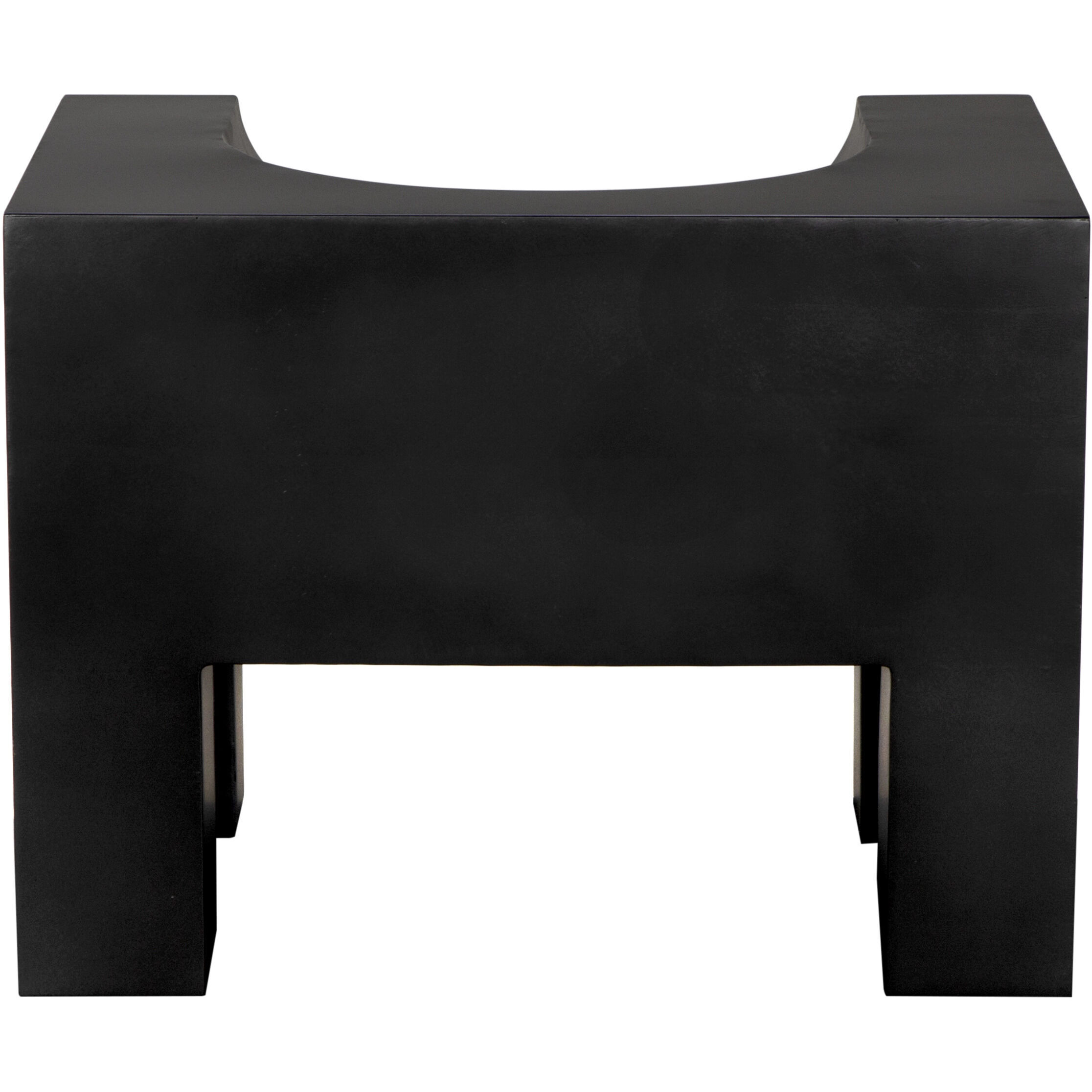 Thron Matte Black Occasional Chair