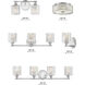 Elle 2 Light 12 inch Chrome Bath Light Wall Light, Flush Mount
