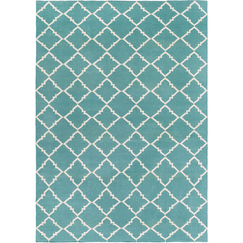 Frontier 156 X 108 inch Aqua, Khaki Rug