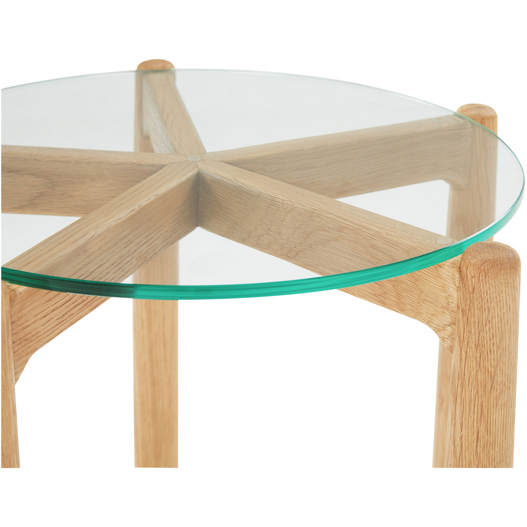 Hetta 19.69 X 17.76 inch Brown End Table