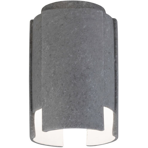 Radiance Collection 1 Light 6.25 inch Celadon Green Crackle Outdoor Flush-Mount