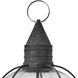 Cape Cod 4 Light 23.75 inch Aged Zinc Outdoor Post Mount Lantern, Extra Large