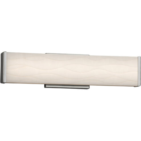 Porcelina 18.5 inch Brushed Nickel Vanity Light Wall Light