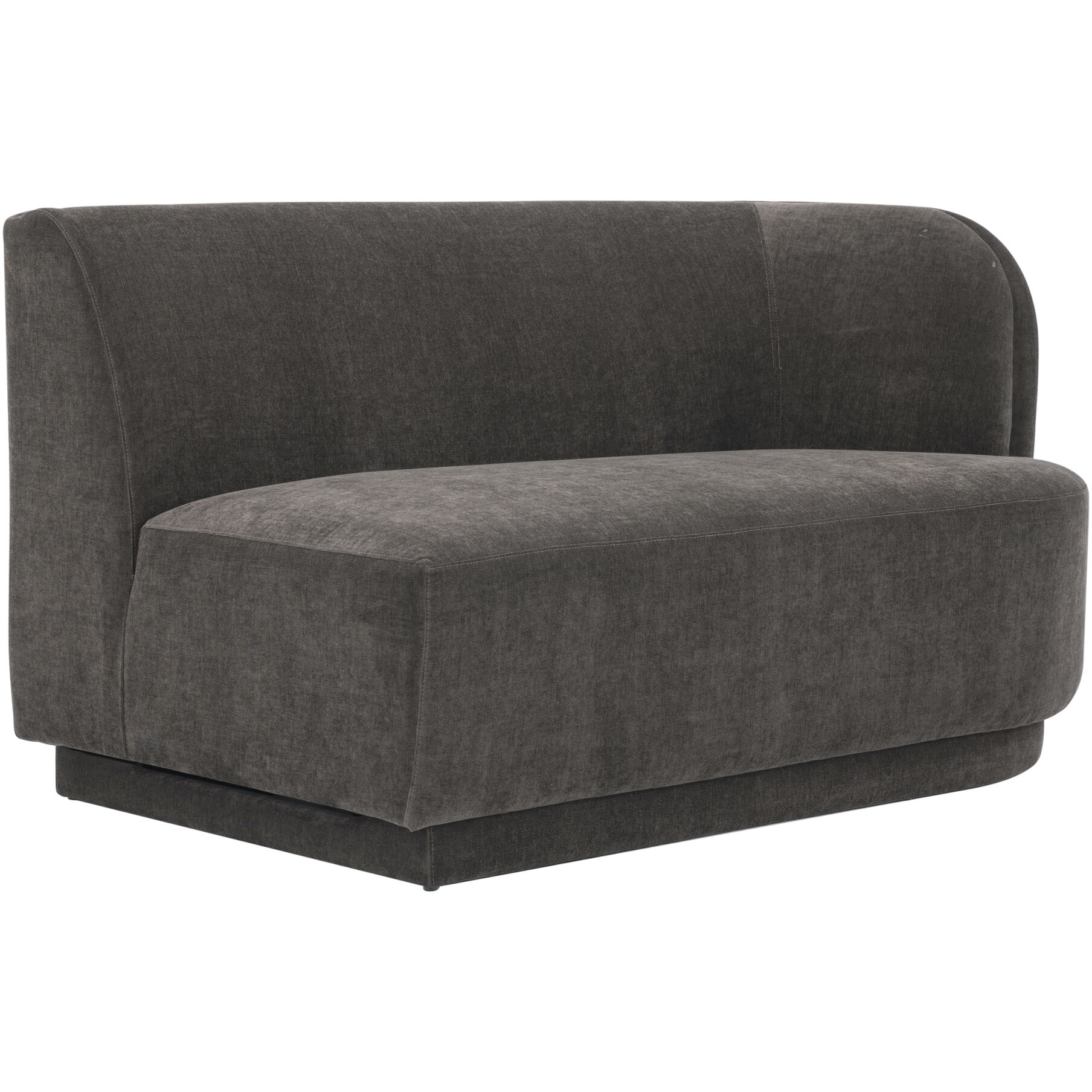 Yoon Grey Sofa, Right