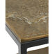 Lathi 42 inch Antique Brass and Black Console Table