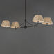 Dunbridge 4 Light 62 inch Antique Bronze Linear Pendant Ceiling Light
