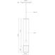 Milca 1 Light 2.38 inch Brushed Nickel Pendant Ceiling Light