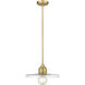 Paloma 1 Light 14 inch Olde Brass Pendant Ceiling Light in Oil Rubbed Bronze