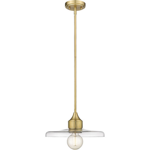 Paloma 1 Light 14 inch Olde Brass Pendant Ceiling Light in Oil Rubbed Bronze