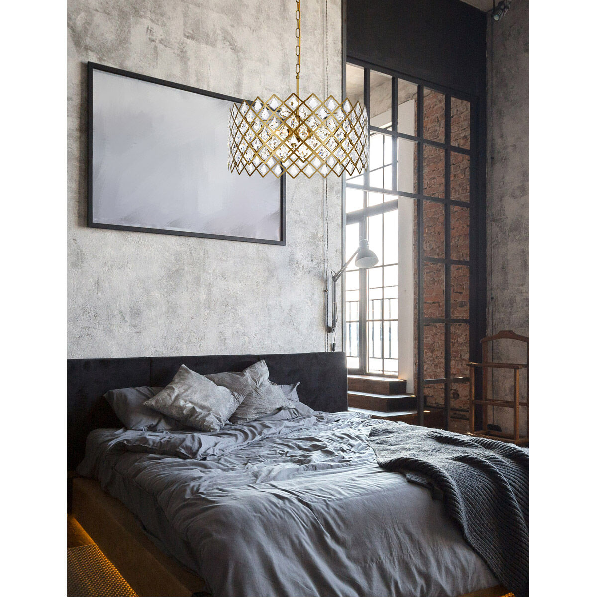 Lyla 5 Light 21 inch Brass Pendant Ceiling Light