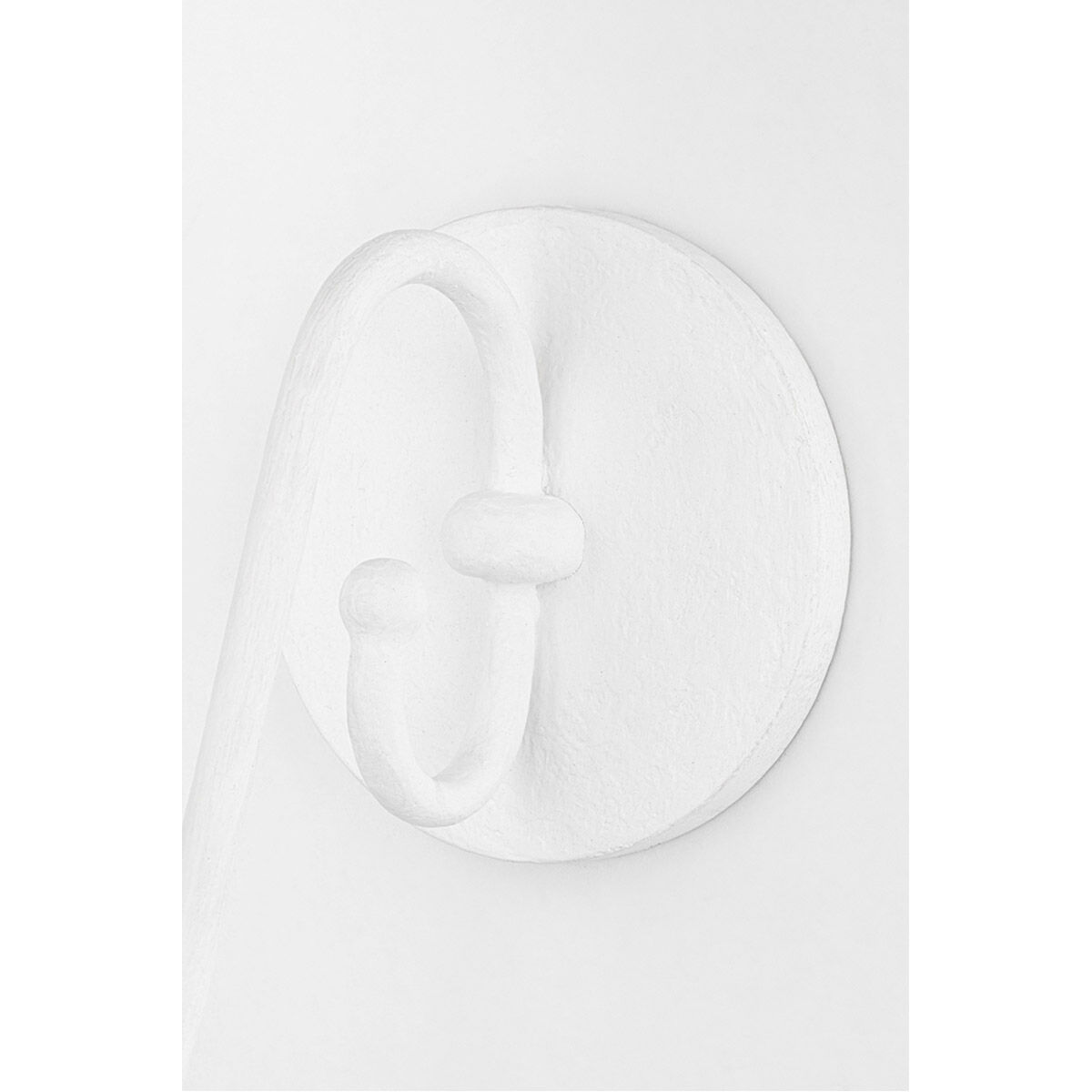 Windsor 1 Light 5 inch White Plaster Wall Sconce Wall Light