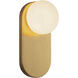 Alora Mood Ariel 1 Light 5.63 inch Brushed Gold Bath Vanity Light Wall Light