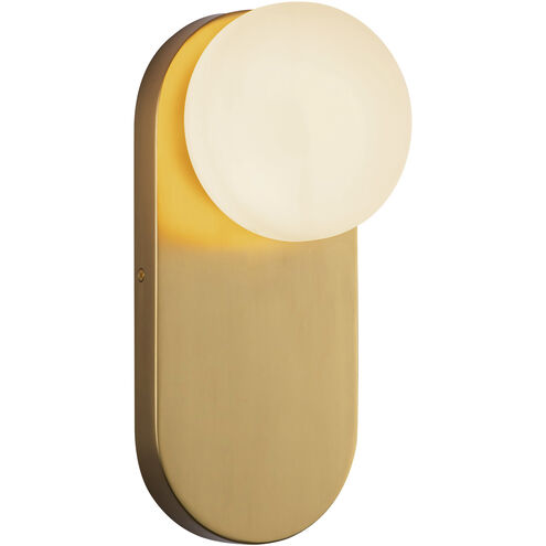 Alora Mood Ariel 1 Light 5.63 inch Brushed Gold Bath Vanity Light Wall Light