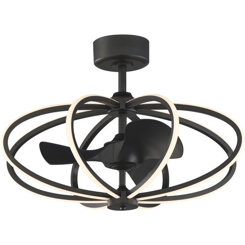 Solstice 21.75 inch Black Fandelight