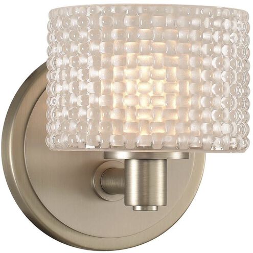 Willow LED 5 inch Satin Nickel Bath Vanity Wall Light
