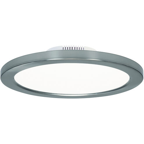 Heartland LED 9 inch Polished Nickel Flush Mount Ceiling Light, BLINK