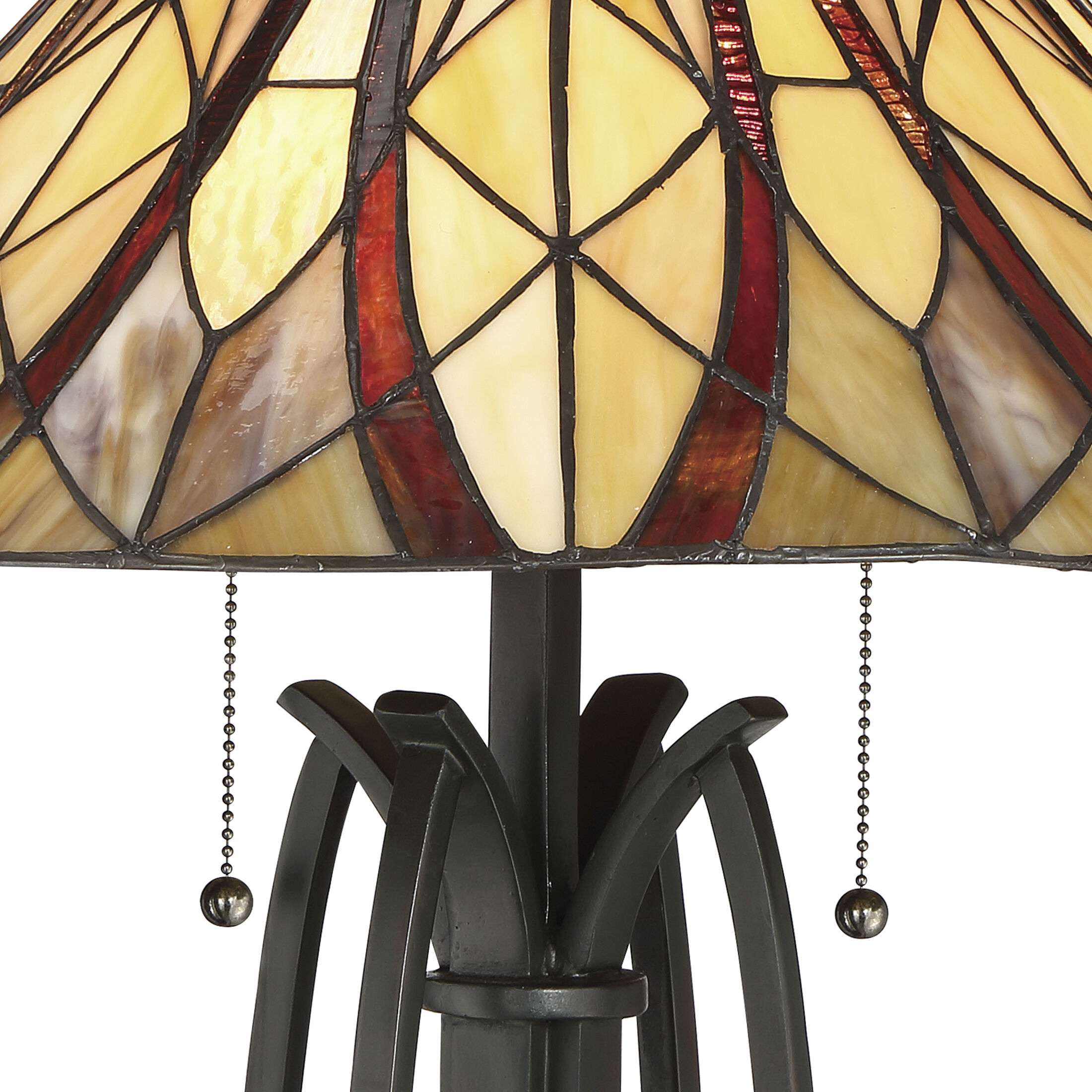 Victory 26 inch Valiant Bronze Table Lamp Portable Light, Naturals