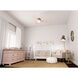 Norden 54 inch Satin Copper with Blush Featherwood Blades Ceiling Fan