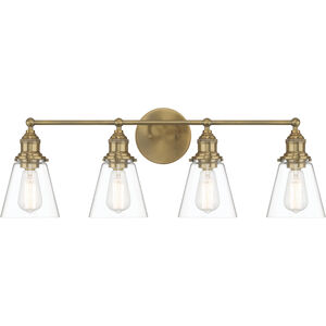 Barwell 4 Light 33.00 inch Bathroom Vanity Light