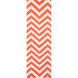 Frontier 96 X 30 inch Burnt Orange, Cream Rug