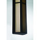 Morton LED 24 inch Sand Black Outdoor Wall Sconce