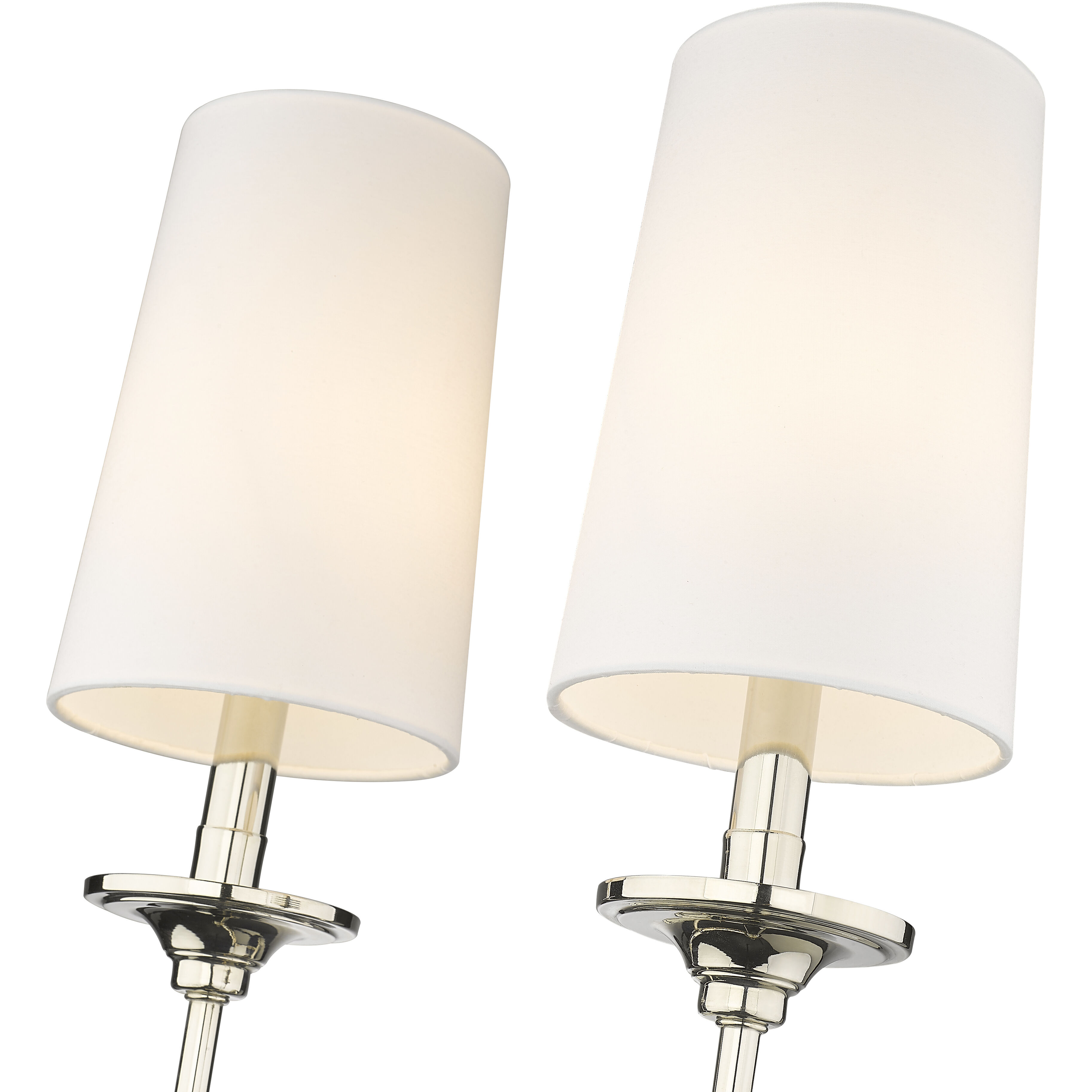 Emily 2 Light 13.75 inch Polished Nickel Wall Sconce Wall Light