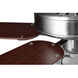 Builder 52 inch Brushed Nickel with Cherry/Natural Cherry Blades Ceiling Fan