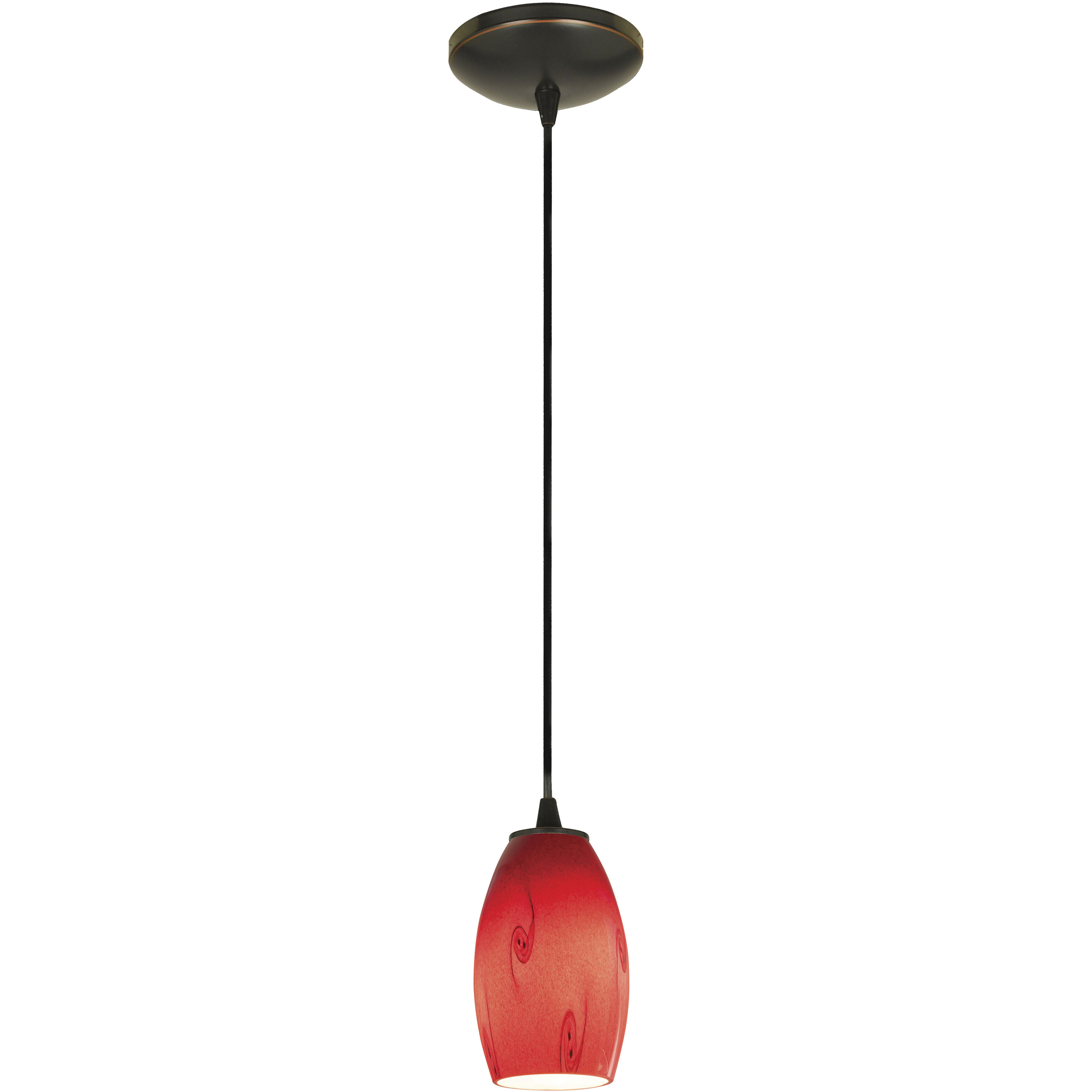 Merlot 1 Light 3.5 inch Oil Rubbed Bronze Pendant Ceiling Light