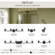 Replay 1 Light 6 inch Antique Bronze Bath & Vanity Light Wall Light