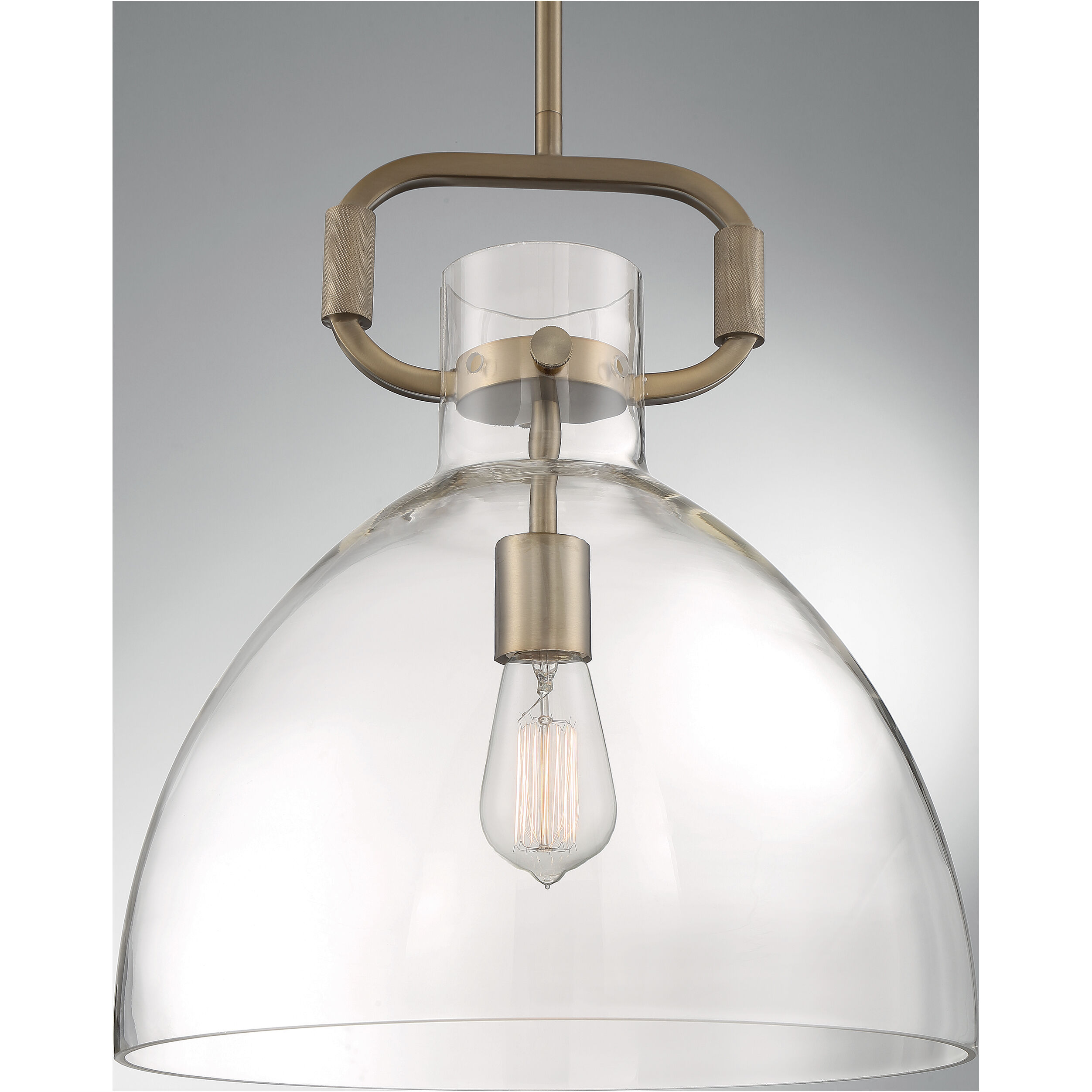 Teresa 1 Light 14 inch Burnished Brass Pendant Ceiling Light