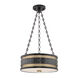 Gaines 3 Light 16 inch Aged Old Bronze Pendant Ceiling Light