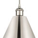 Ballston Cone LED 16 inch Polished Nickel Mini Pendant Ceiling Light