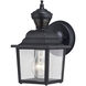 Bedford Textured Black Outdoor Motion Sensor